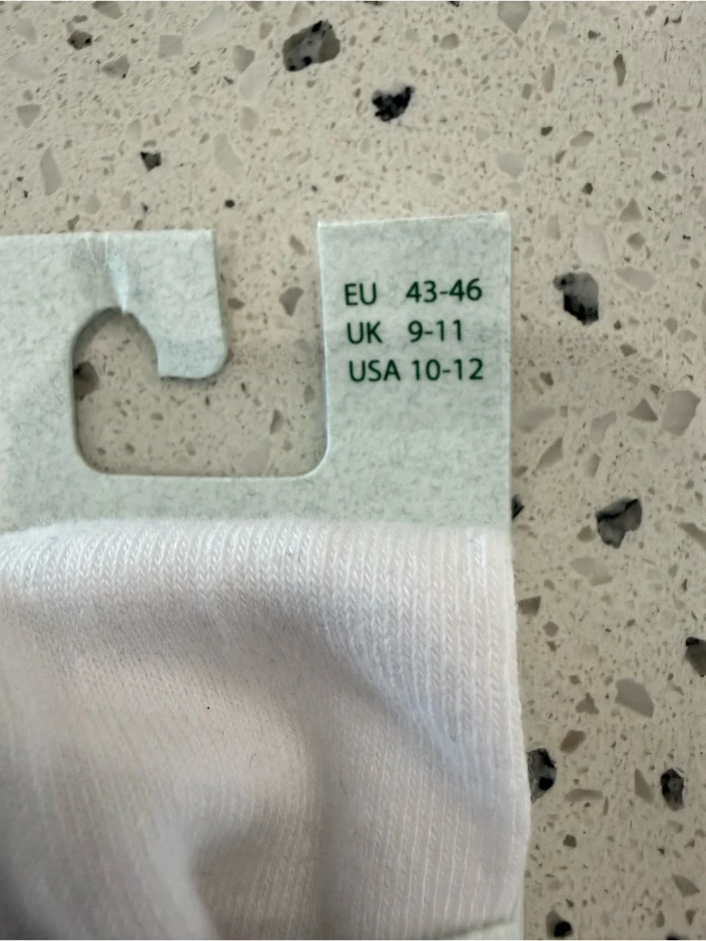 New mens Lacoste White Crew Socks with Green Crocodile Logo - 2 Pack